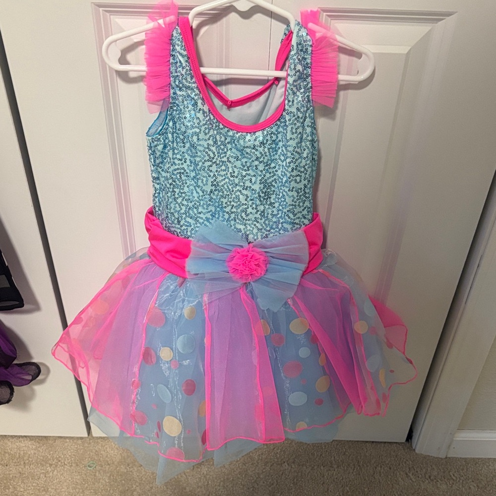 Sparkly Blue and Pink Kids Costume